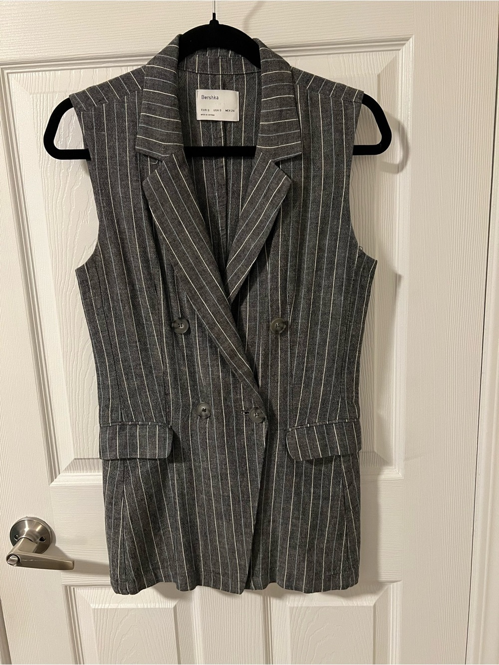 Bershka pinstripe vest